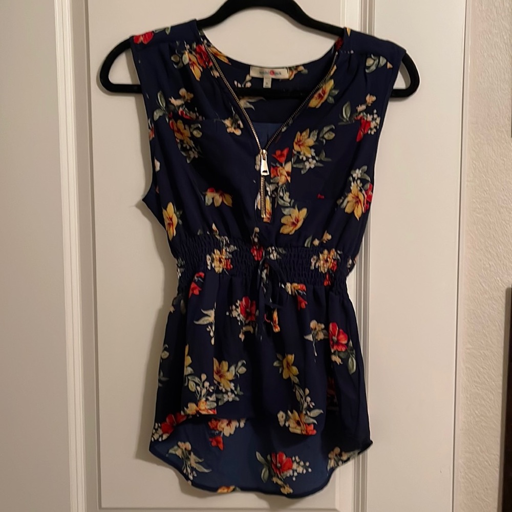 Floral A-Line Top